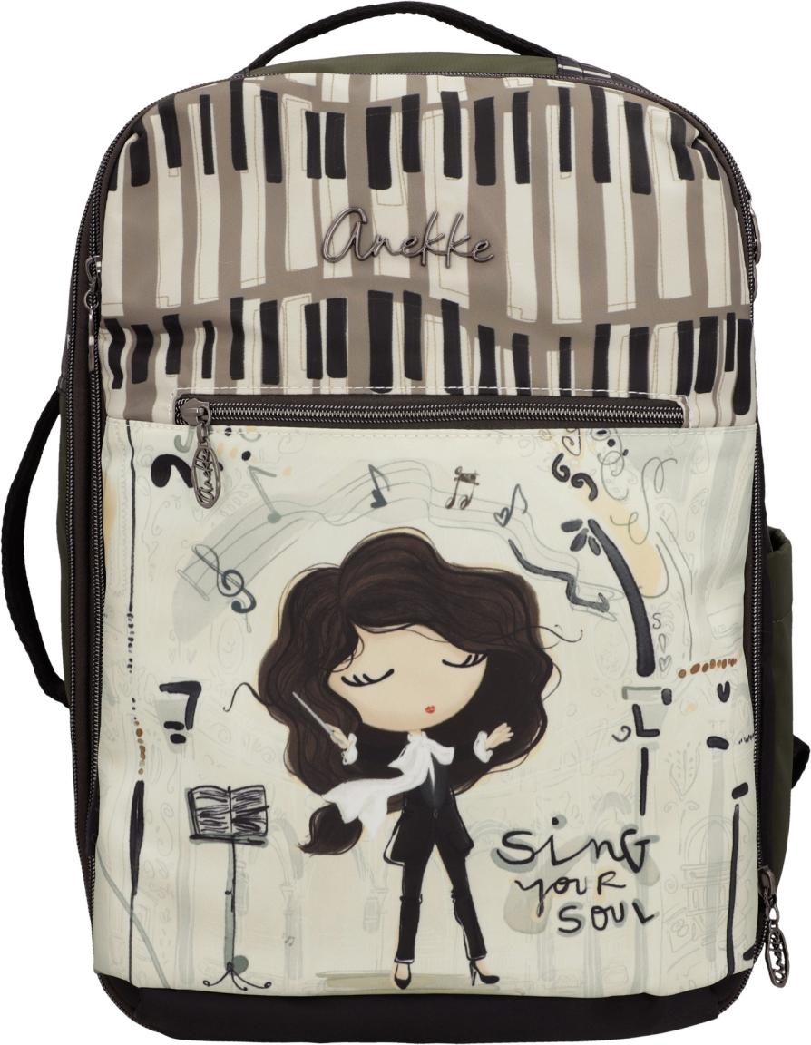 Anekke Travel Orchestra Reiserucksack Portrait - Beige