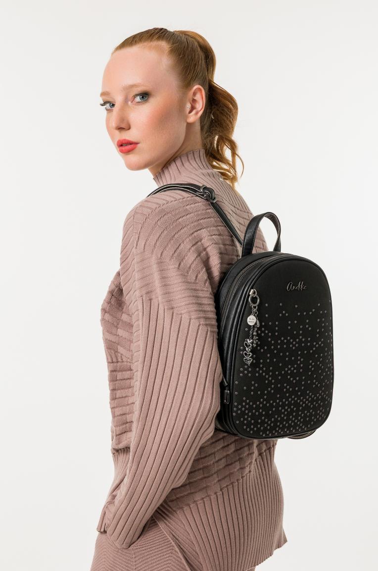 Anekke Tulip Essence Rucksack Nieten - Schwarz