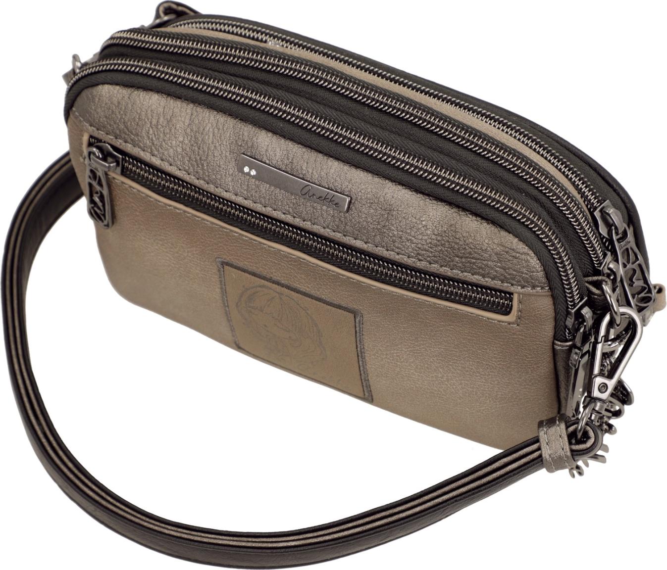 Anekke Tulip Essence Umhängetasche Nieten - Taupe, Schwarz