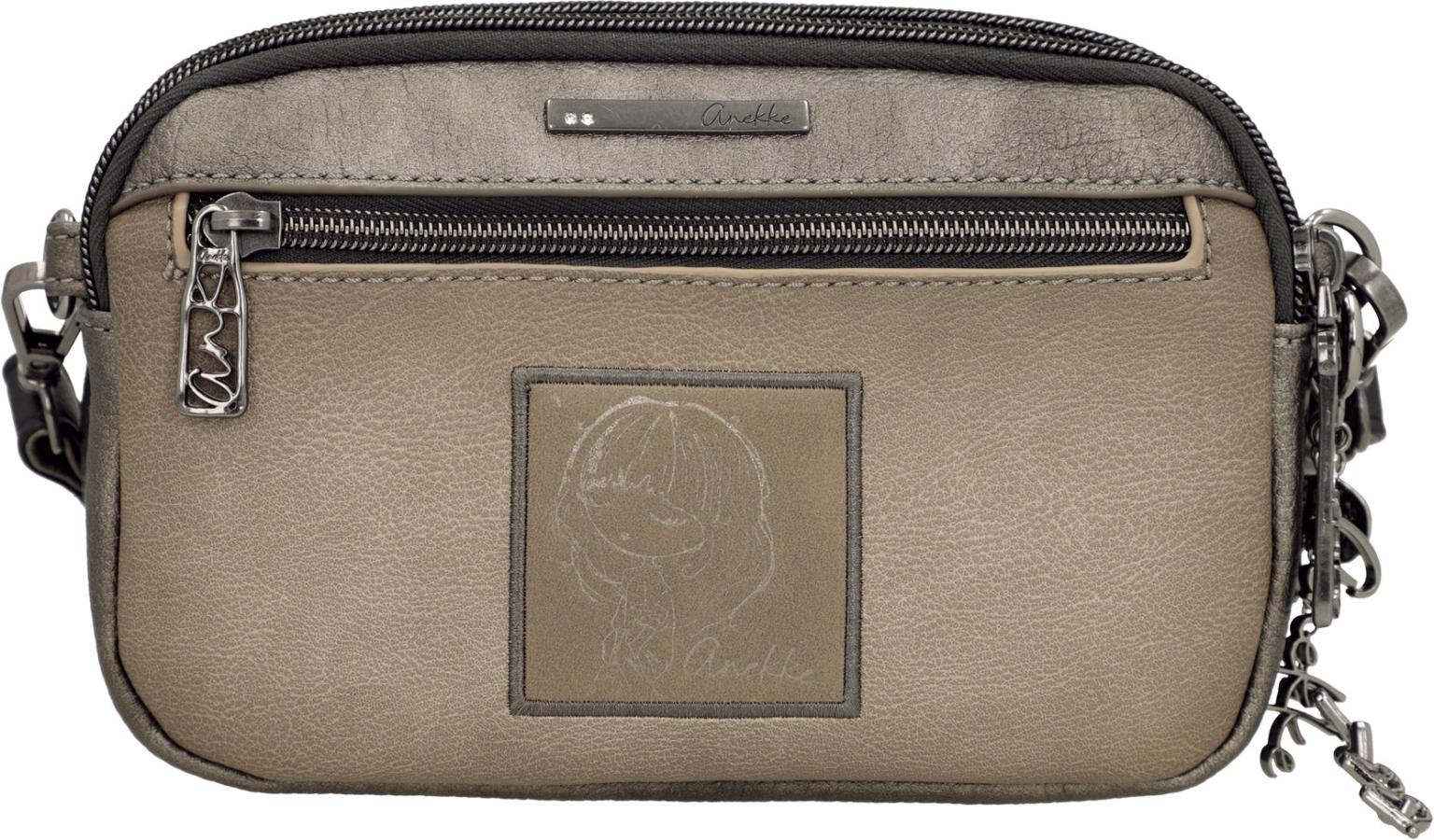 Anekke Tulip Essence Umhängetasche Nieten - Taupe, Schwarz