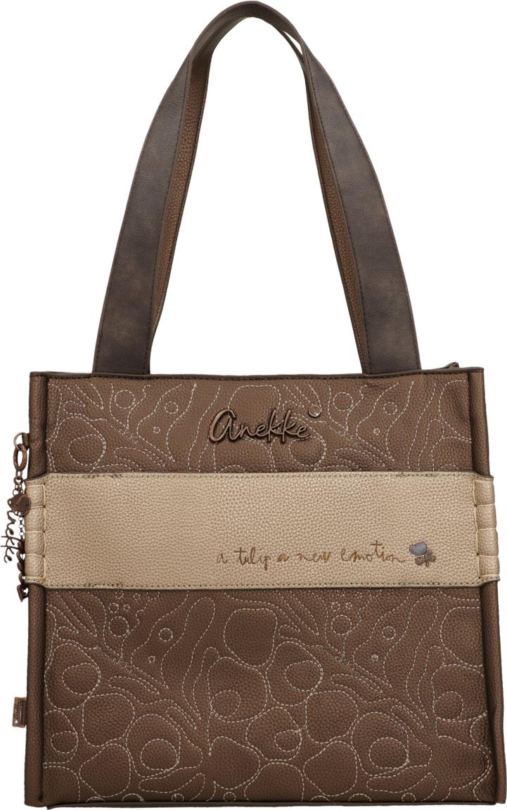 Anekke Tulip Shoppertasche Full Print - Braun