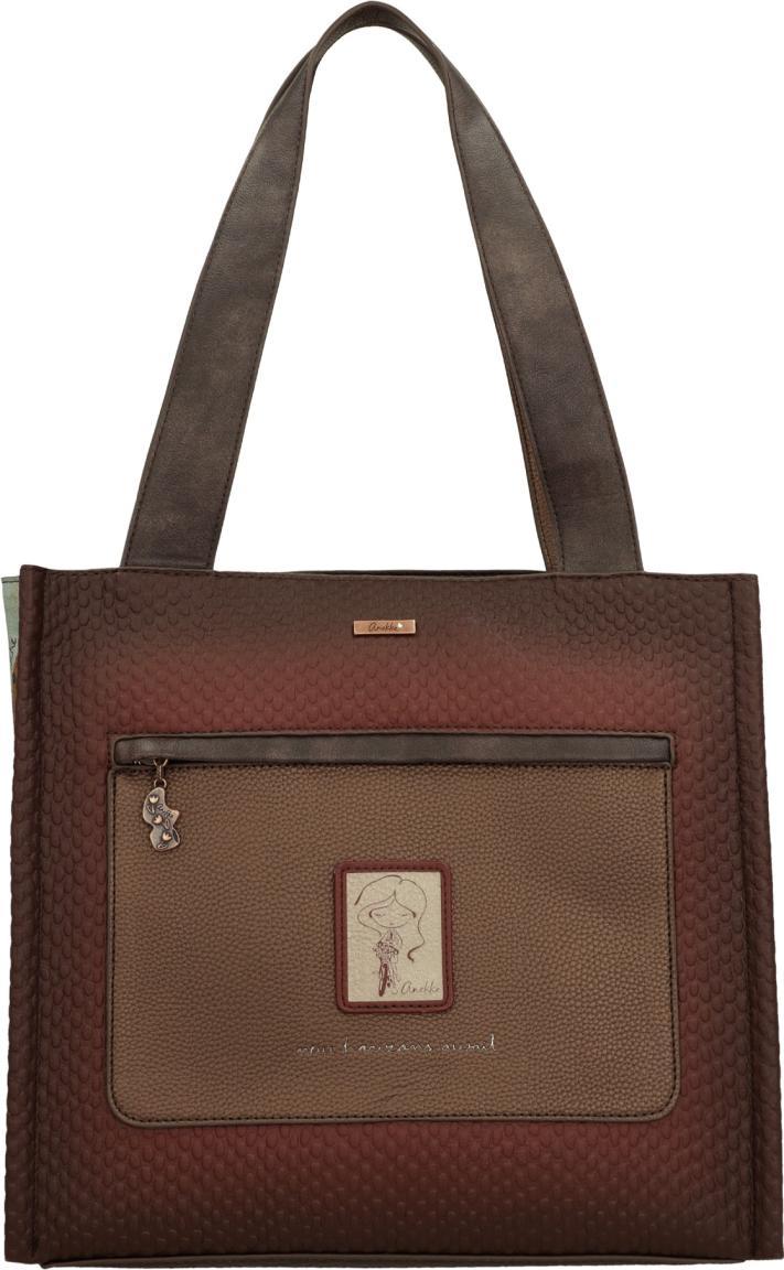Anekke Tulip Shoppertasche Full Print - Braun