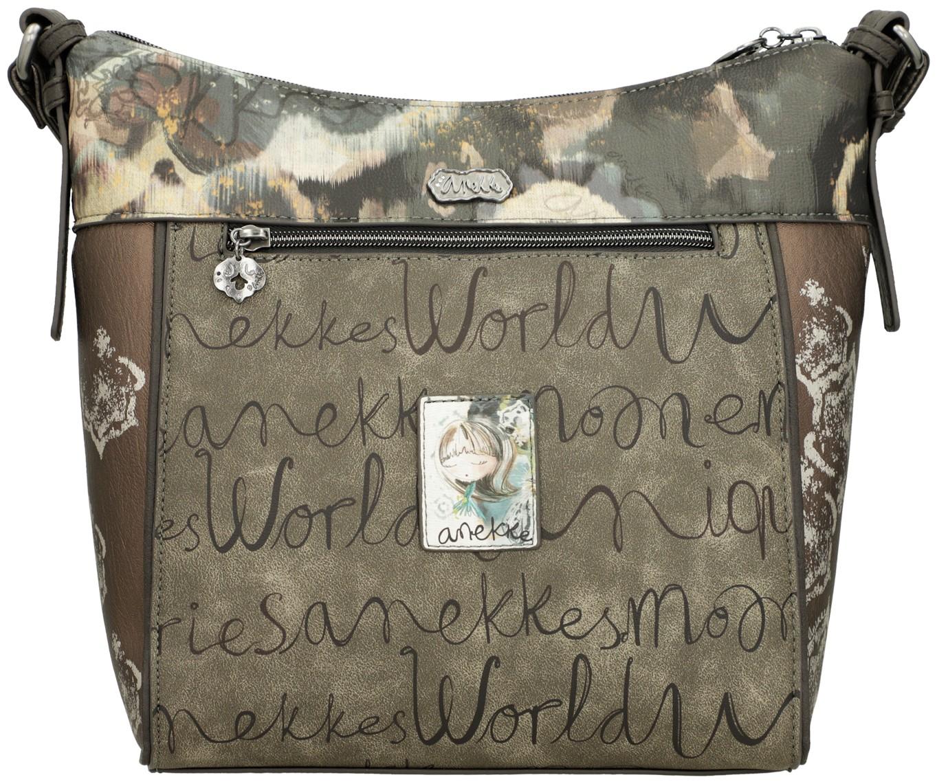 Anekke Umhängetasche Real Manifesto metallic