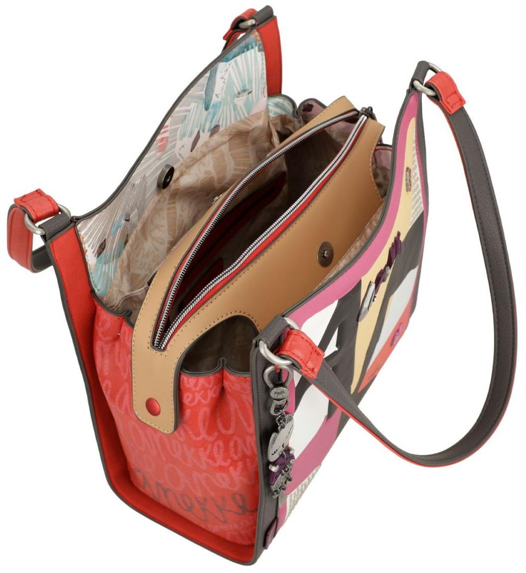 Anekke Vintage Shoppertasche Hollywood bunt dreiteilig