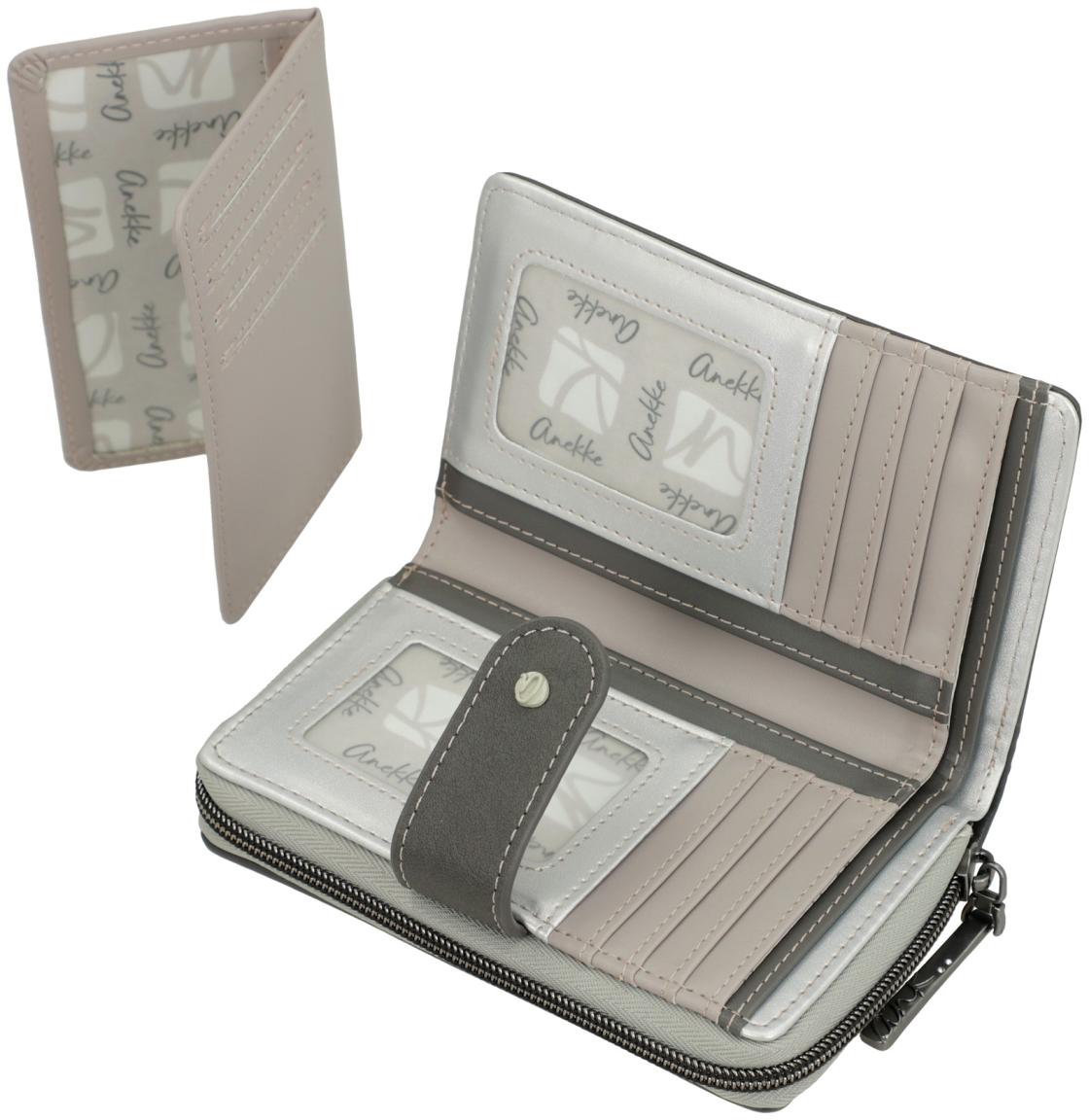 Anekke Wallet Sophia Symmetra Stanzmuster beige