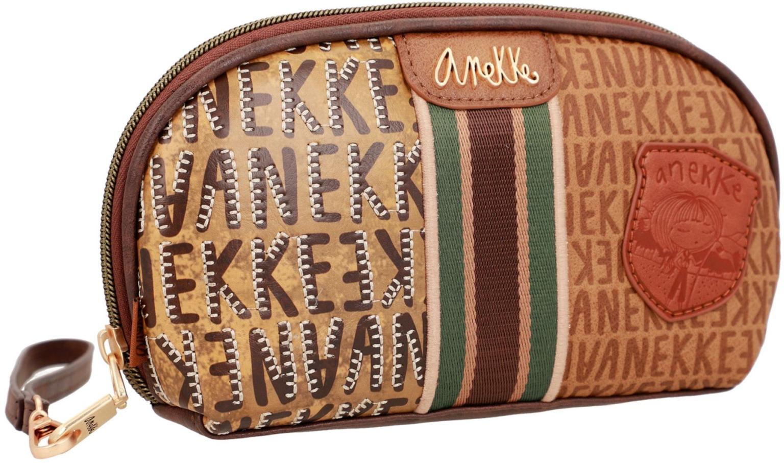 Anekke Wallet The Forest Urban braun Logoprint Kosmetiktasche