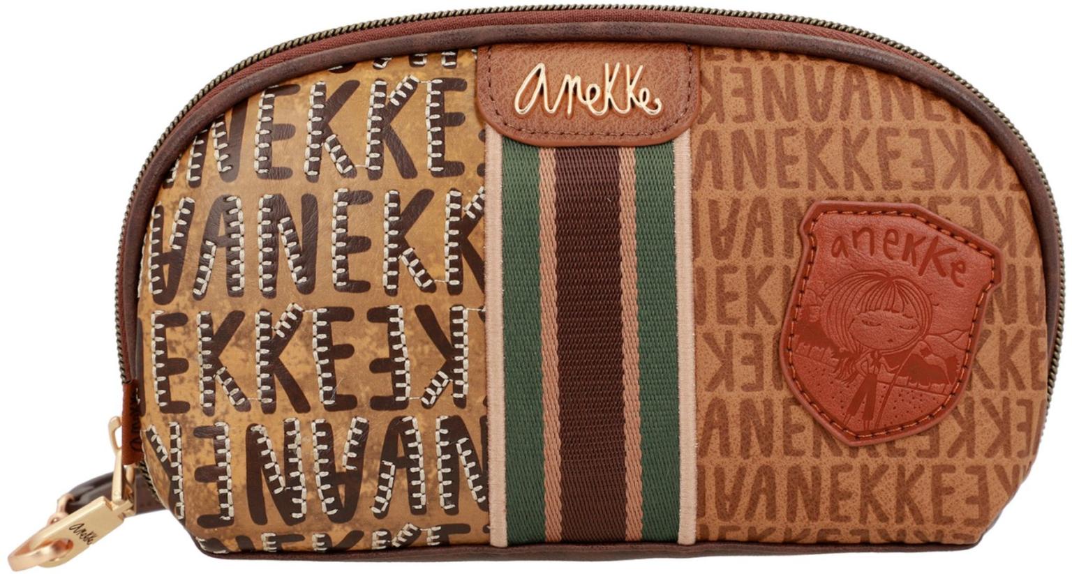 Anekke Wallet The Forest Urban braun Logoprint Kosmetiktasche