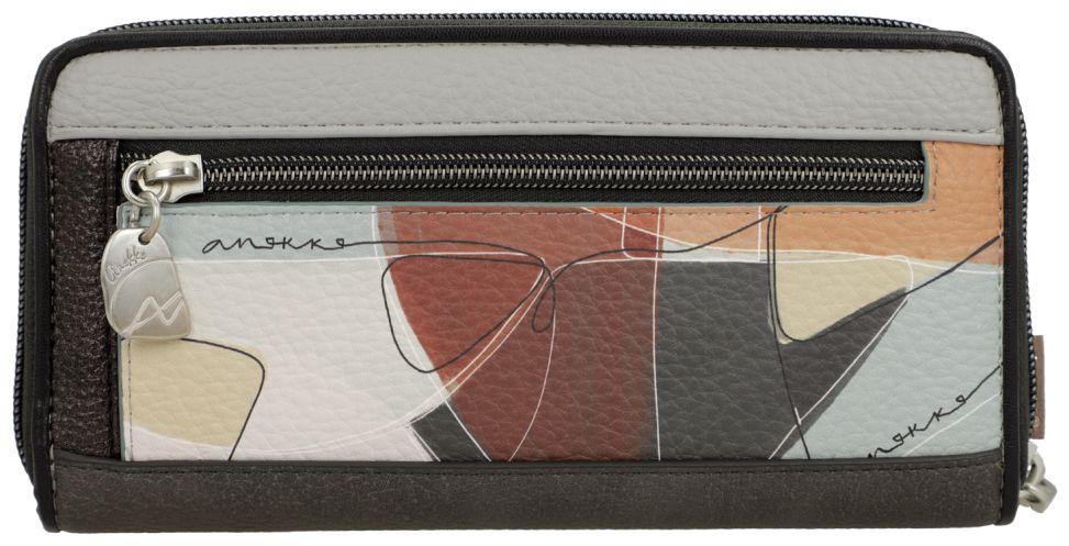 Anekke Zip Wallet Sophia Silberakzente bestickt
