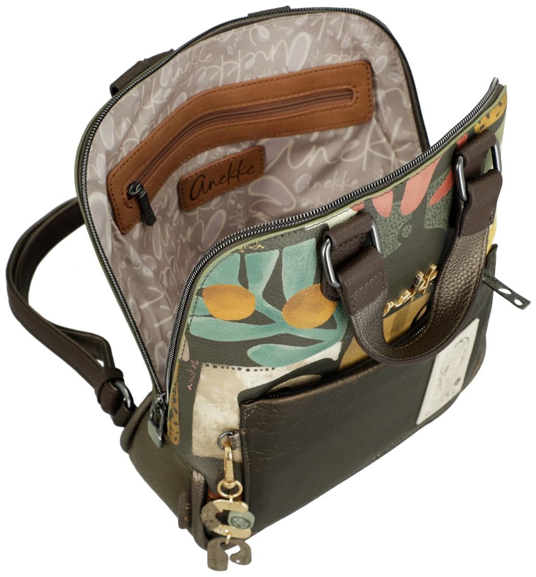 Anekke bunter Citybackpack Muse Amphora schimmernd Print