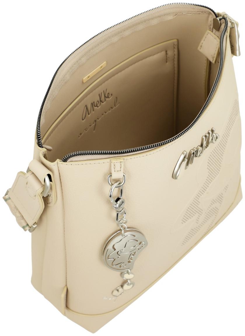 Anekke elegante Beuteltasche beige Original Silhouette 