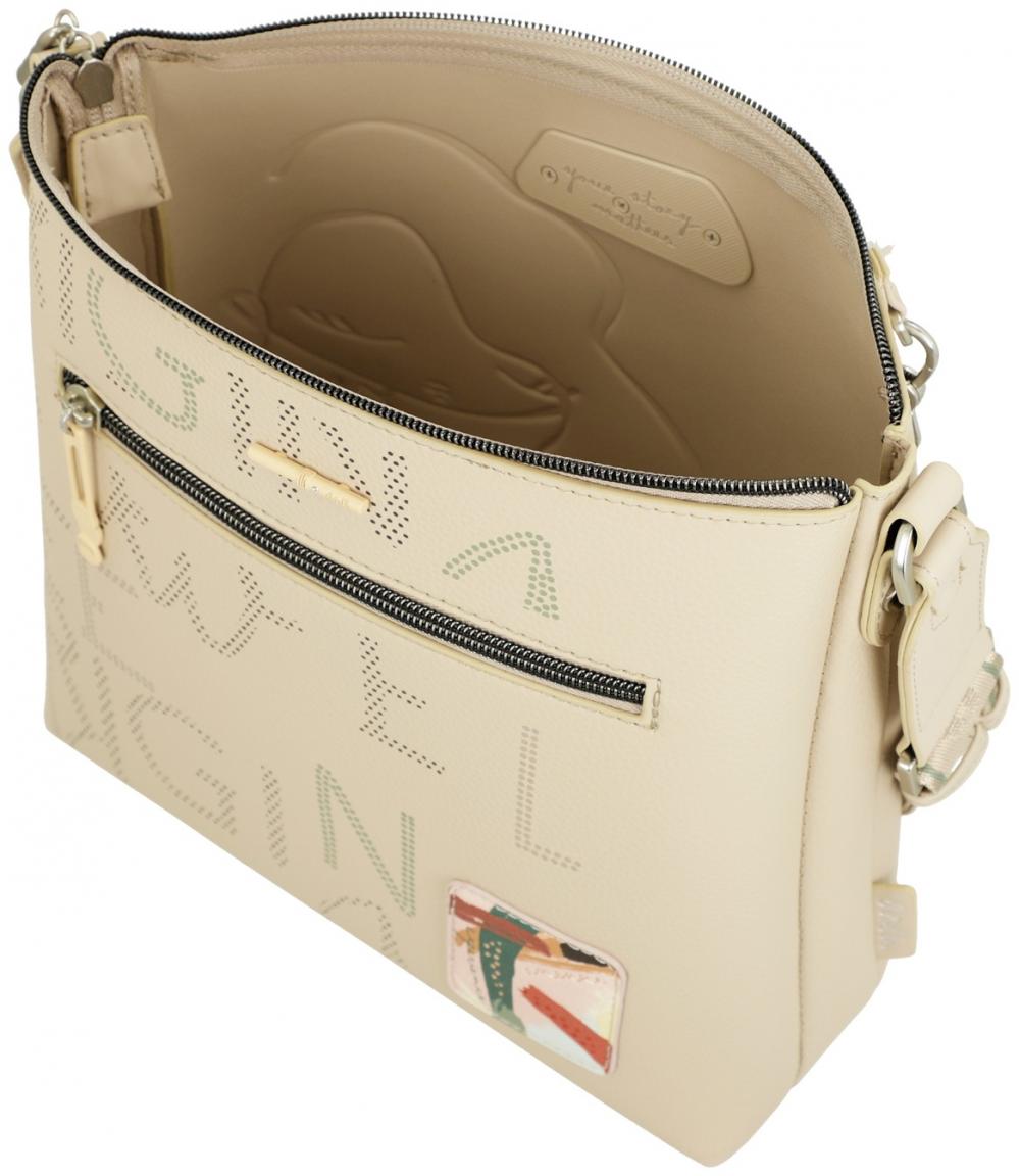 Anekke elegante Beuteltasche beige Original Silhouette 