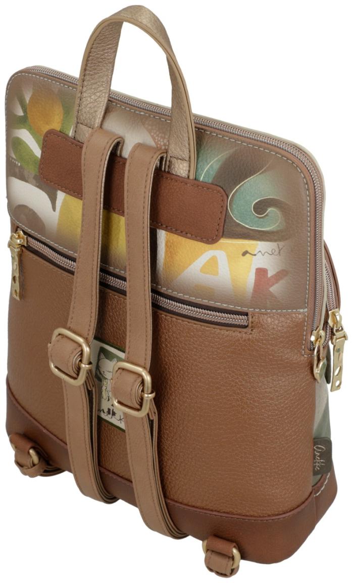 Anekke femininer Damenrucksack Muse griechisch metallic Tempel