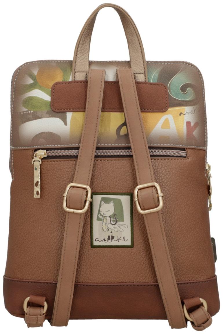 Anekke femininer Damenrucksack Muse griechisch metallic Tempel