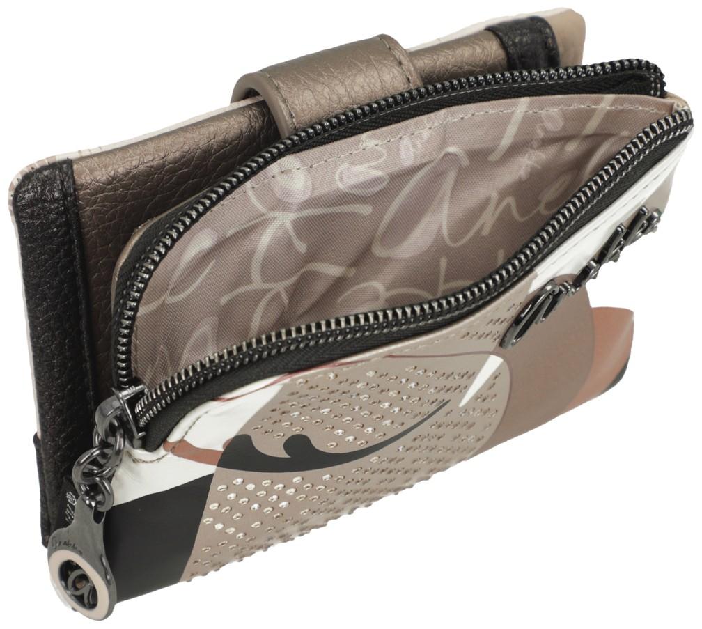 Anekke flexibele Klappbörse Muse Eikon Leinwandoptik