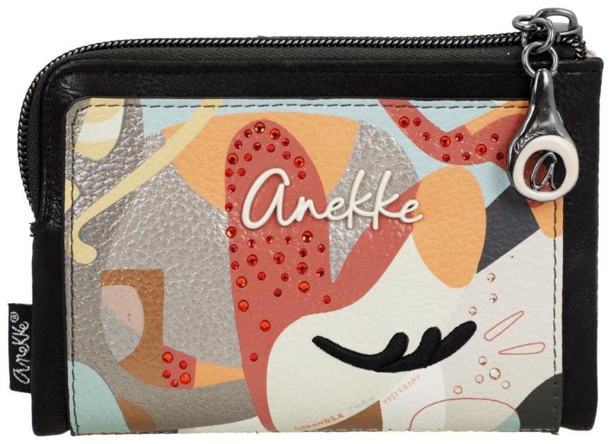 Anekke flexible Klappbörse mit Riegel Muse Eikon Bunt Glitzer