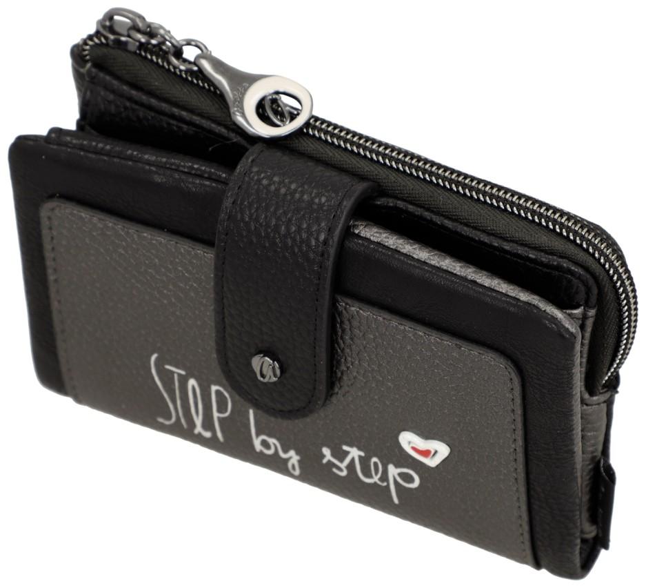 Anekke flexible Klappbörse mit Riegel Muse Eikon Bunt Glitzer