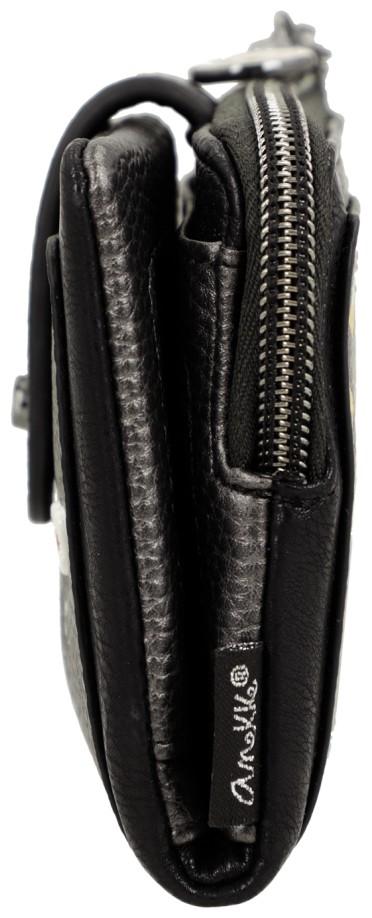 Anekke flexible Klappbörse mit Riegel Muse Eikon Bunt Glitzer