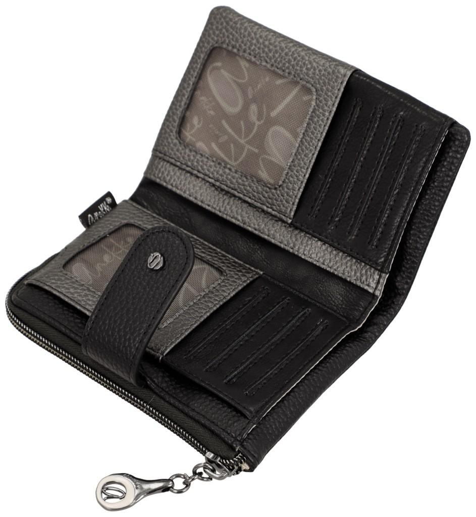 Anekke flexible Klappbörse mit Riegel Muse Eikon Bunt Glitzer