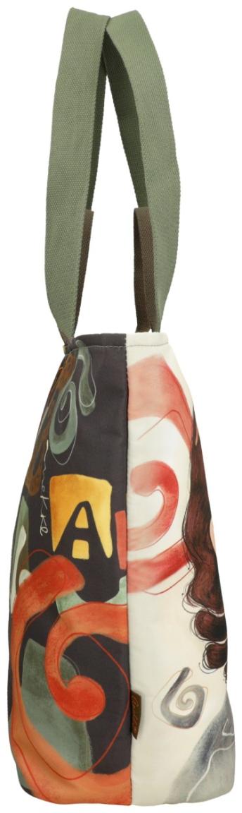 Anekke geräumige Tragetasche Muse griechischer Print Bunt