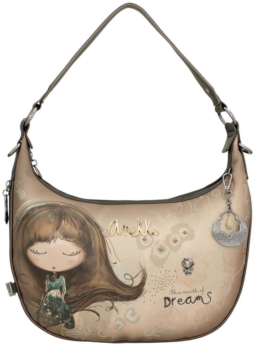 Anekke herbstlich Träume taupe Comic Real glitzernd Hobo erweitern