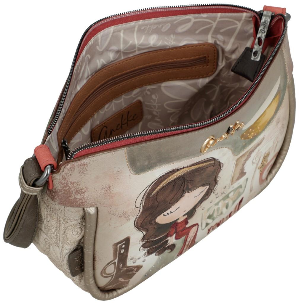 Anekke kompakte Schultertasche Kollektion MUSE bunt