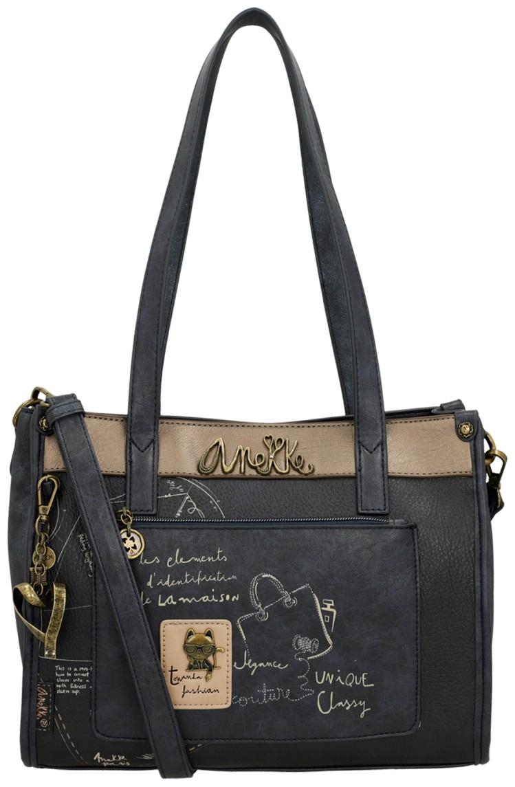 Anekke kompakte Shoppertasche dunkelblau Mademoiselle Boutique