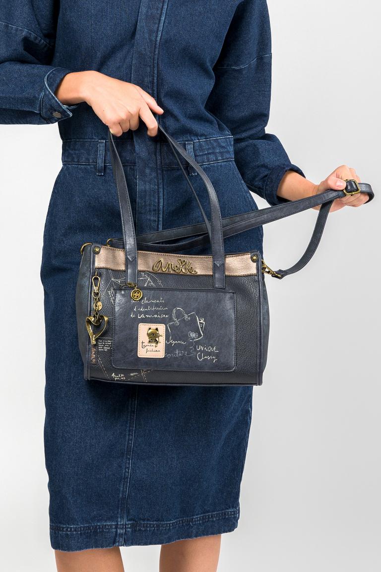 Anekke kompakte Shoppertasche dunkelblau Mademoiselle Boutique