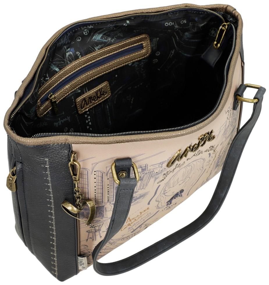 Anekke leichte Shoppertasche Mademoiselle Studio Taupe