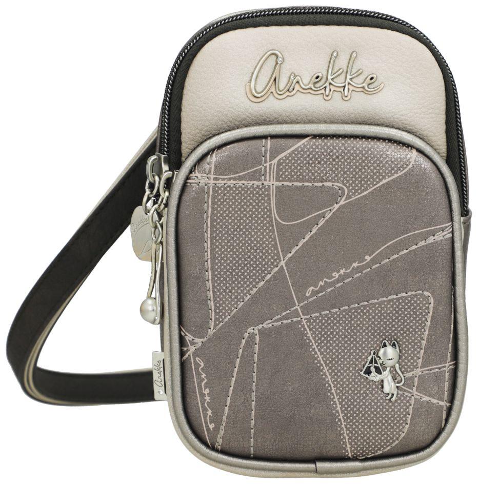 Anekke mini Sophia Auralis metallic Handytasche beige