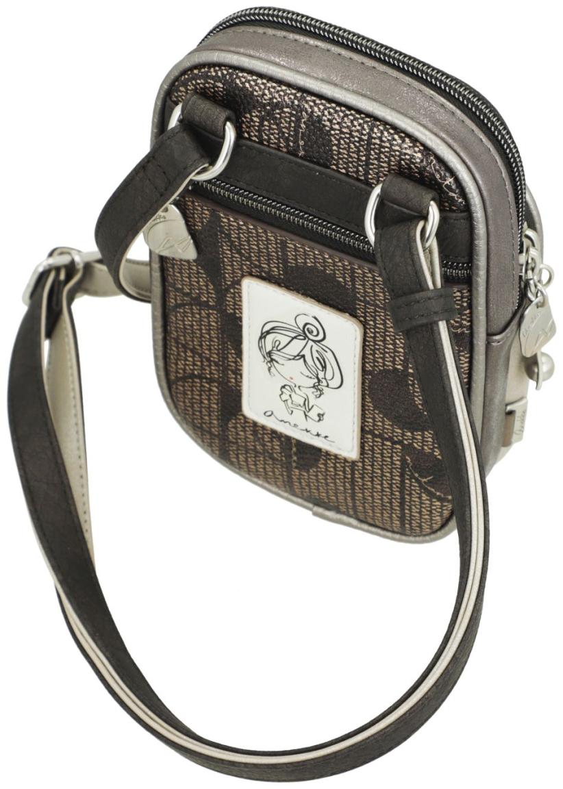 Anekke mini Sophia Auralis metallic Handytasche beige