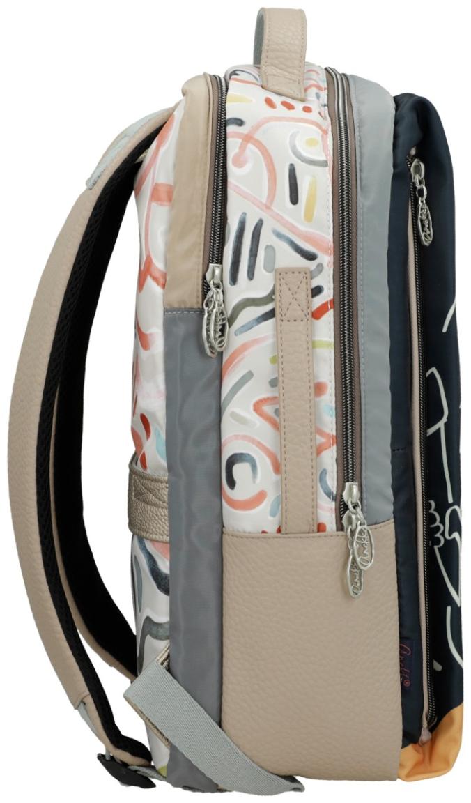 Anekke sportlich eleganter Damenrucksack Muse Olympia Bunt
