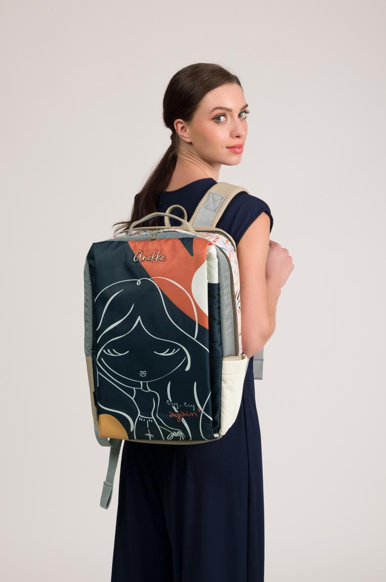 Anekke sportlich eleganter Damenrucksack Muse Olympia Bunt