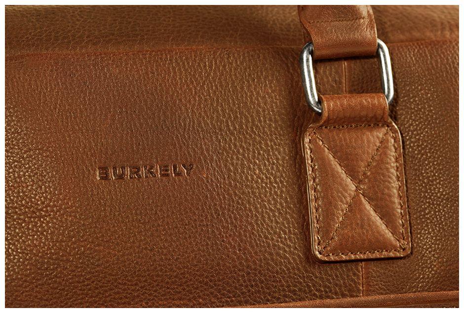 Arbeitstasche Antique Avery Cognac Burkely Echtleder