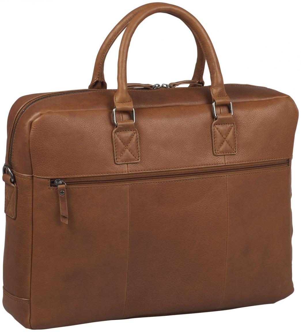 Arbeitstasche Antique Avery Cognac Burkely Echtleder