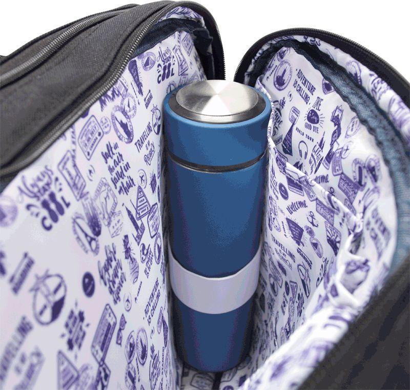 Arbeitstasche Cabaia Moscou abwischbar Messenger braun Wechseltasche M