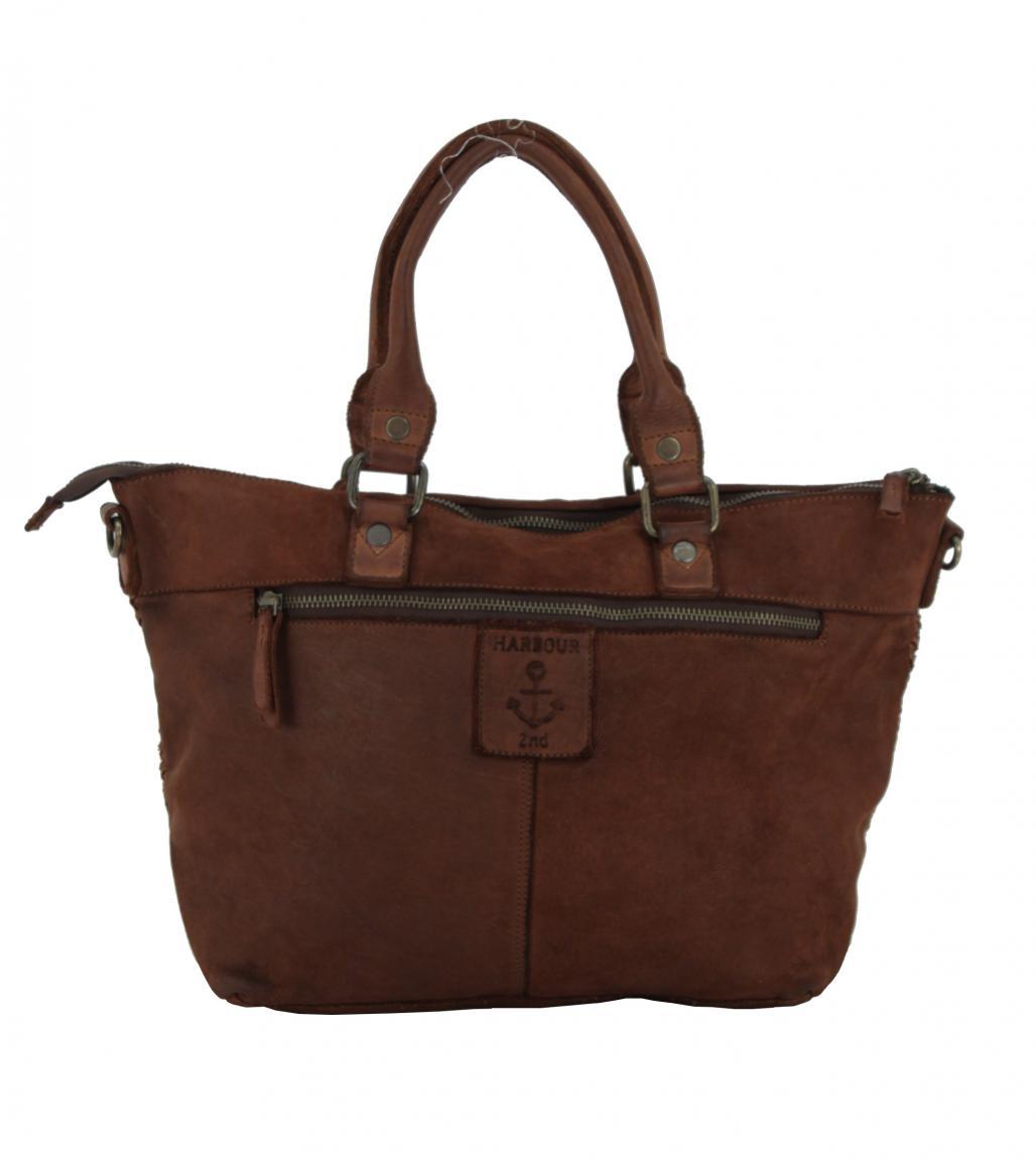 Ash New Lines Asuni Wellenmuster Schultertasche Harbour2nd schwarz