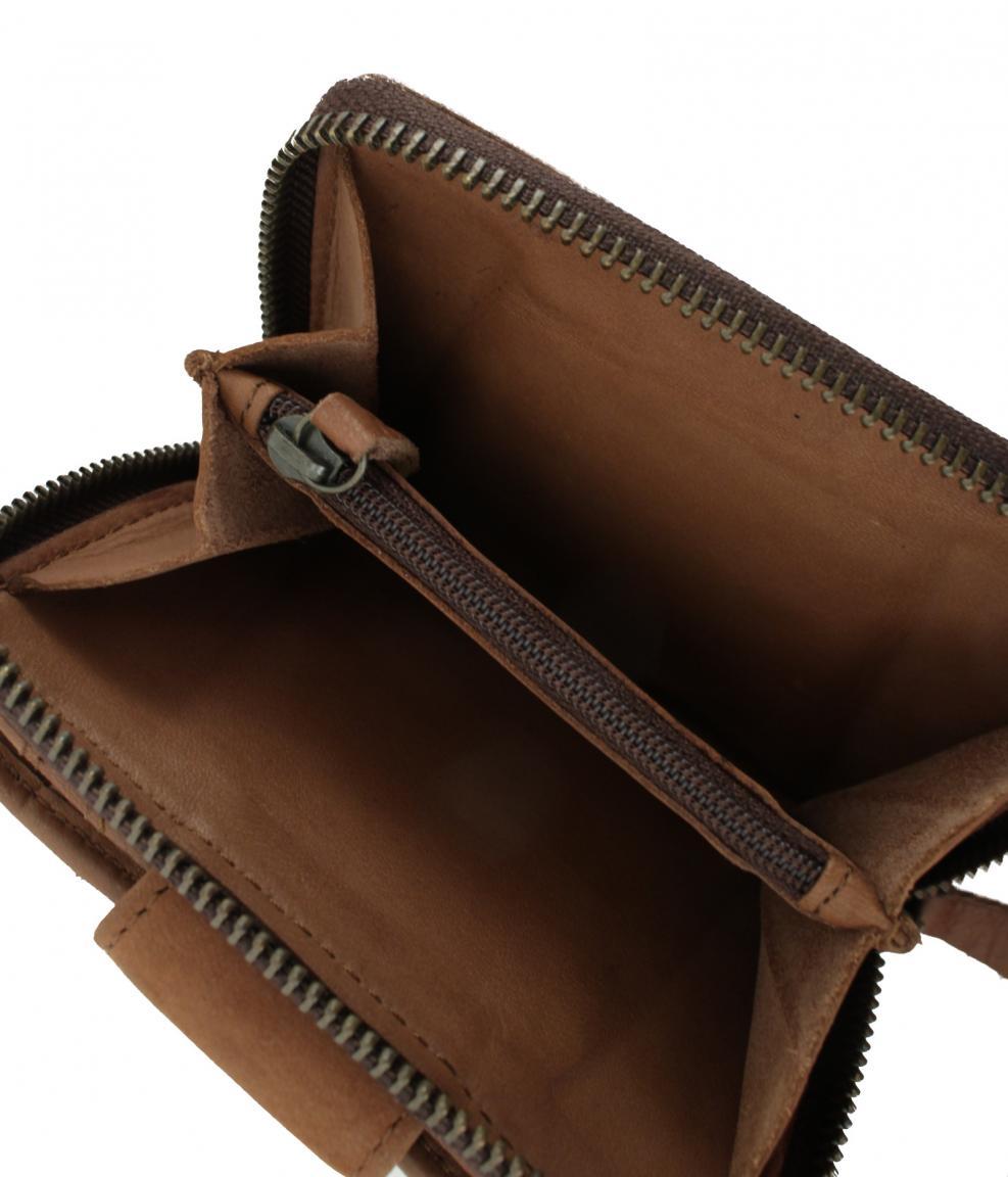 Atlantis New Lines Cognac Harobur2nd Ledergeldtasche braun