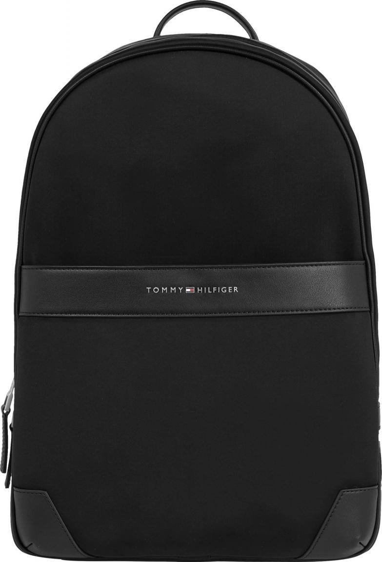 Backpack Business Men Black Tommy Hilfiger Urban Nylon 