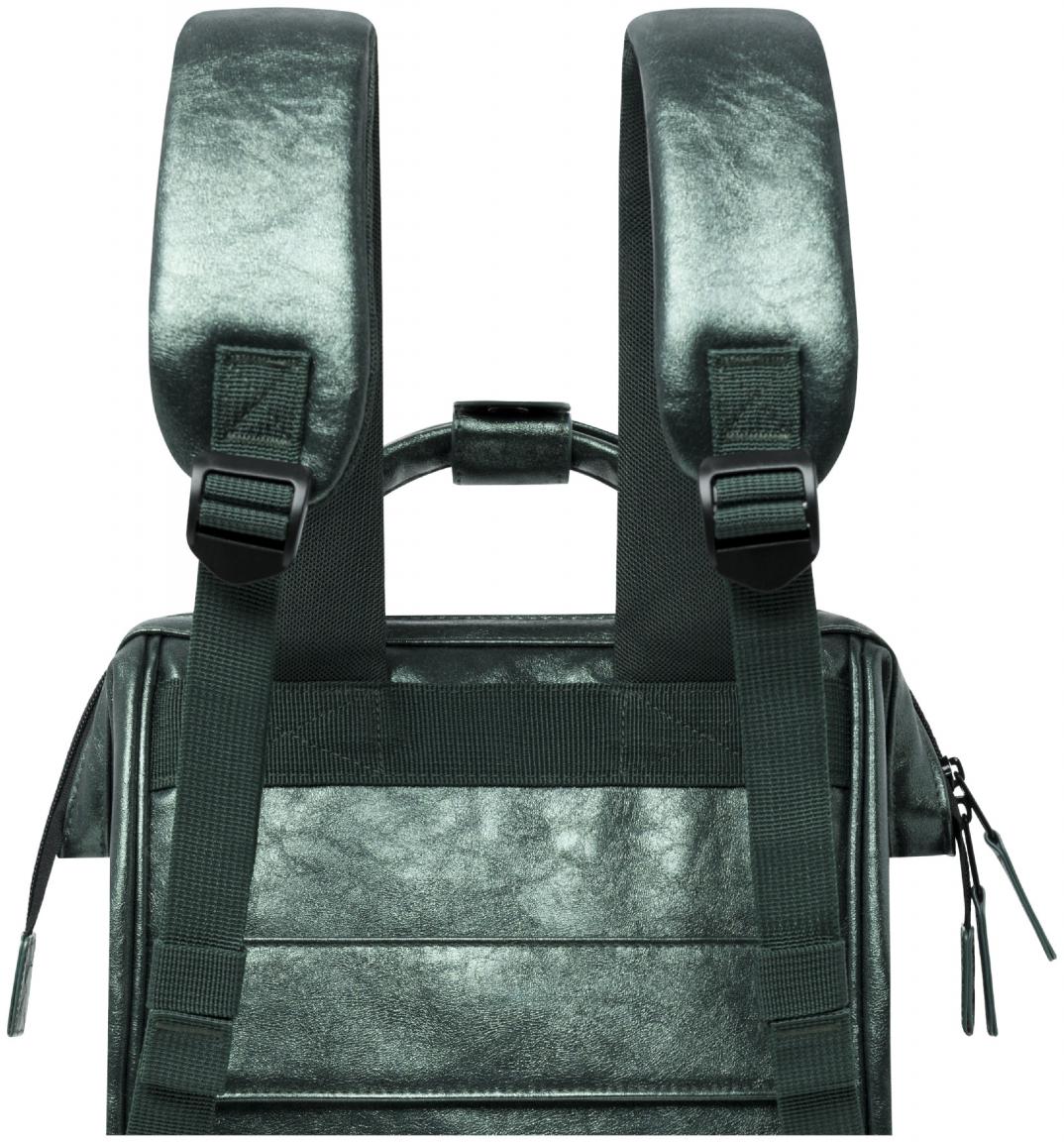 Backpack Cabaia Adventurer Small Lucerne dunkelgrün schimmernd Molle