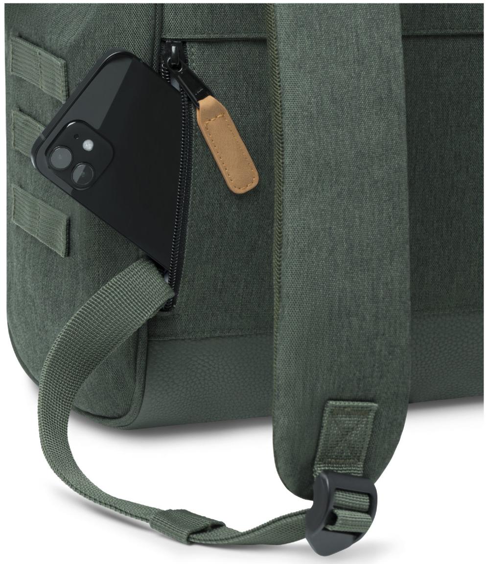 Backpack Cabaia grün Lima Adventurer nachhaltig Medium Wechselpouch