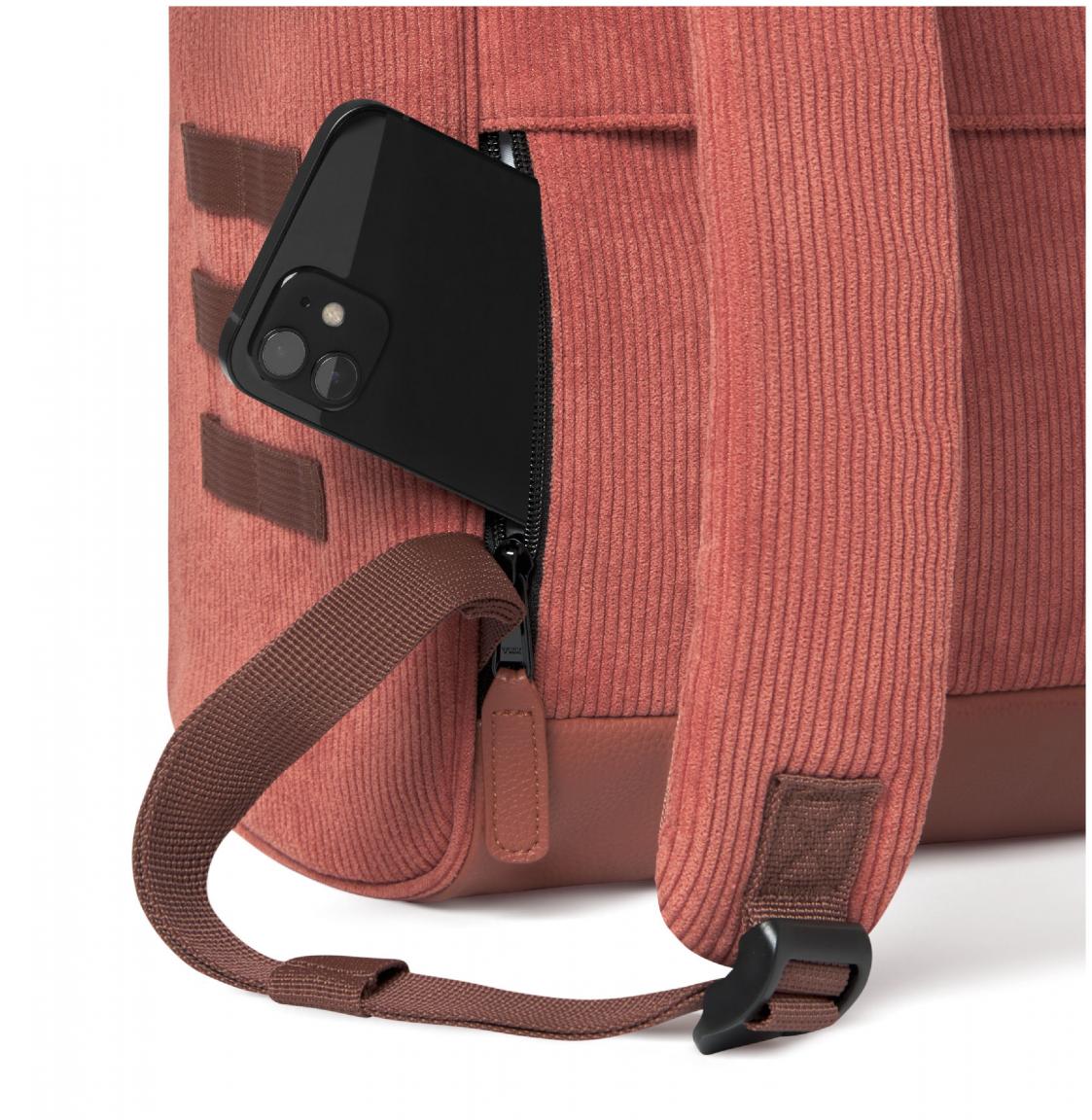 Backpack Cabaia velvet Newcastle Medium terracotta Molle