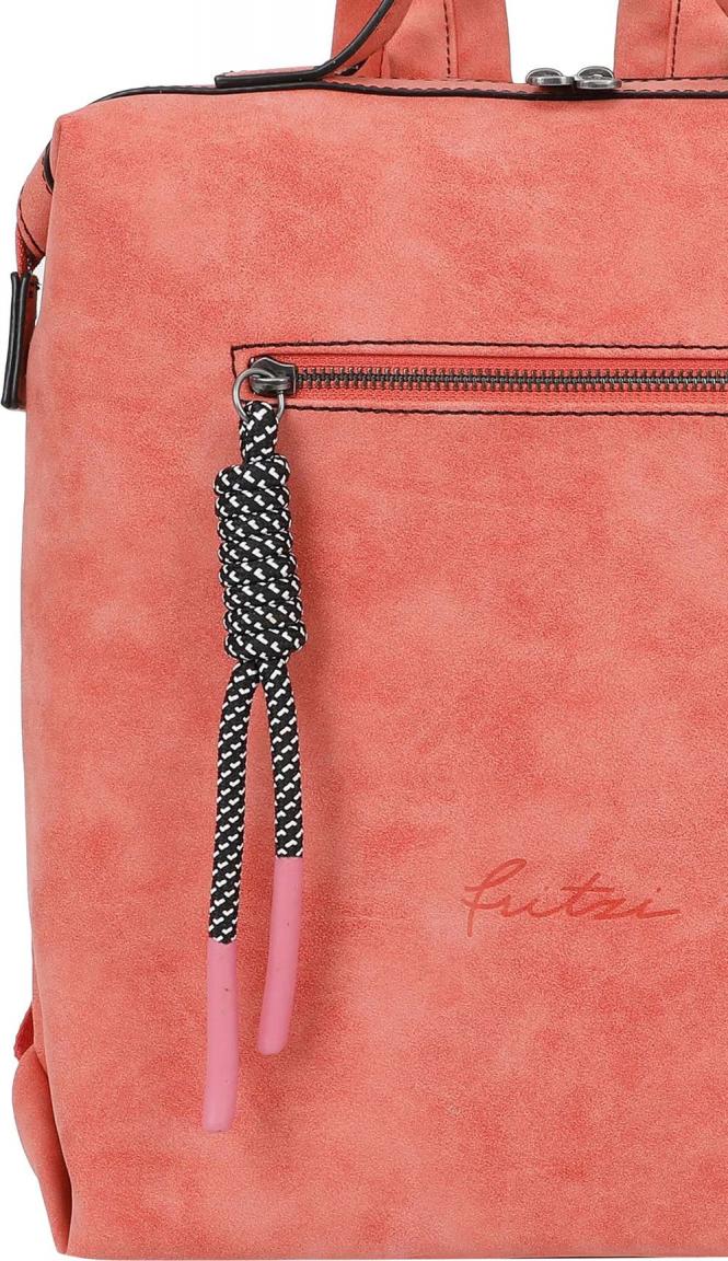 Backpack Damen Fritzi aus Preußen Bitzi04 Warm Mandarin vegan