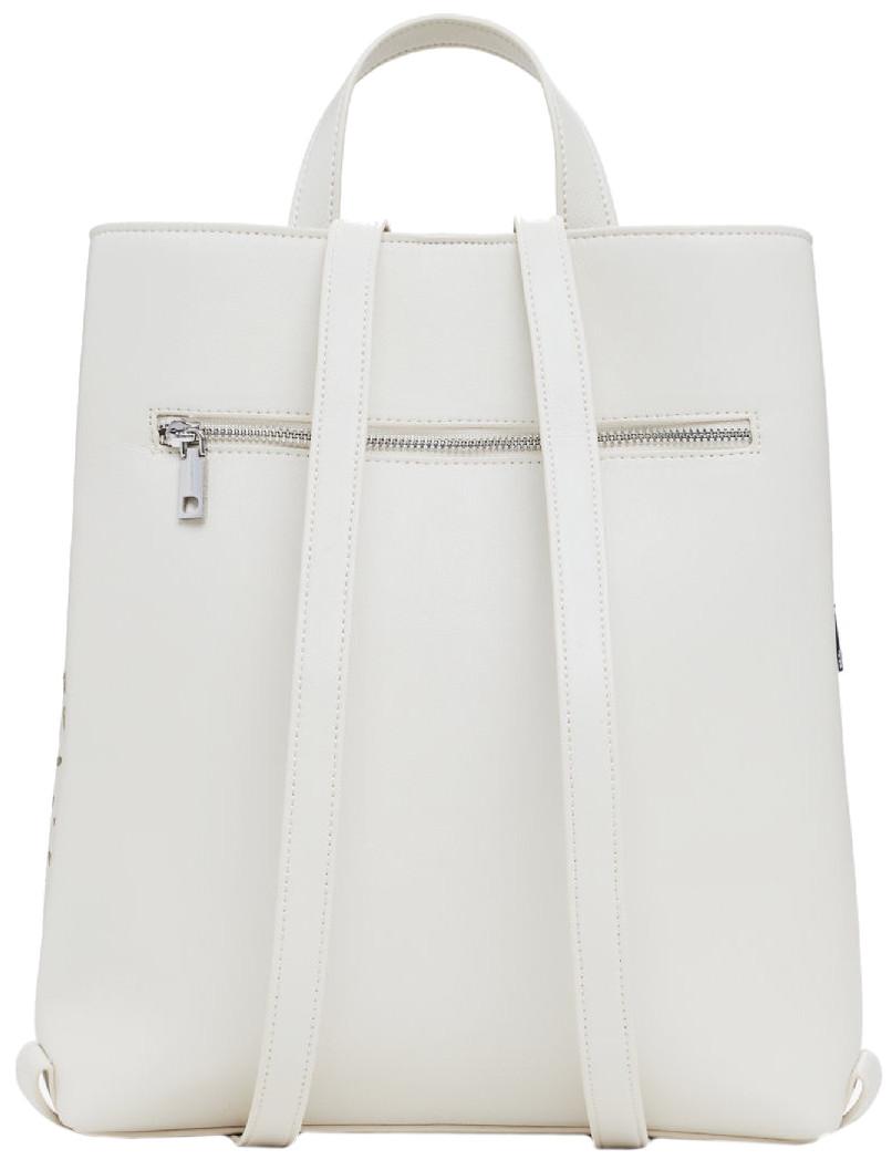 Backpack Desigual Orbis beige Stanzungen geometrisch Crudo Sumy