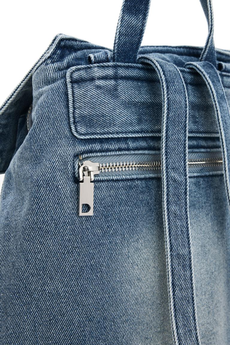 Backpack Desigual hellblau Jeans Luena Flechtriemen