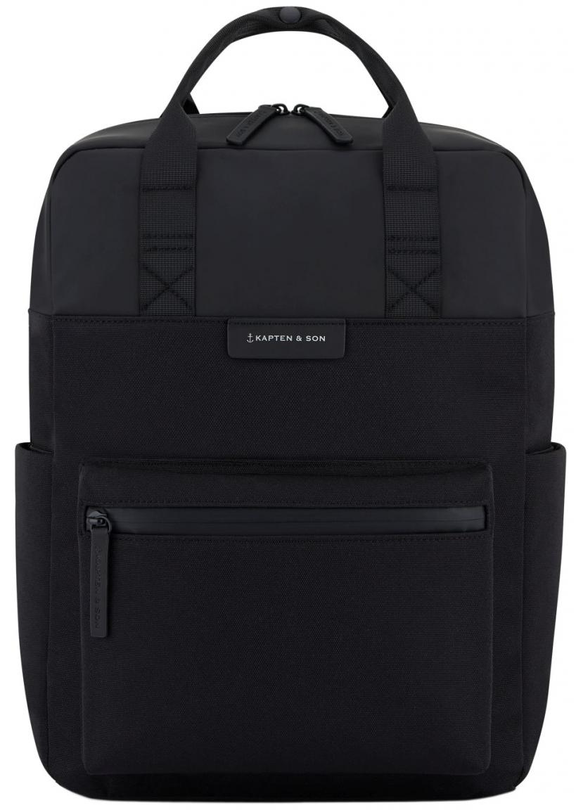 Backpack Kapten & Son schwarz wasserabweisend Bergen Pro
