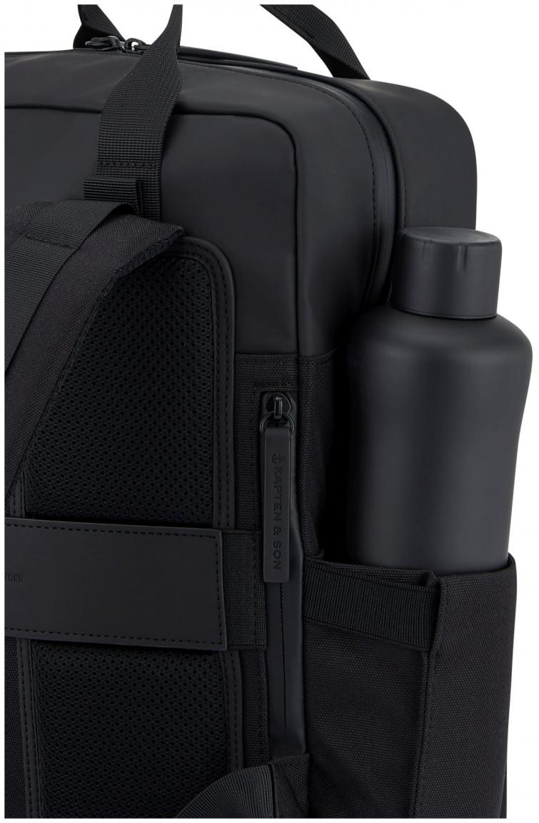 Backpack Kapten & Son schwarz wasserabweisend Bergen Pro