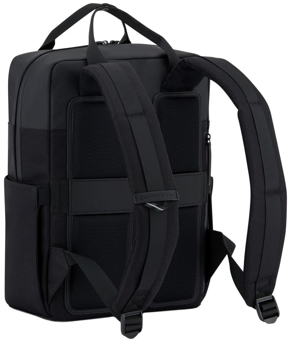 Backpack Kapten & Son schwarz wasserabweisend Bergen Pro