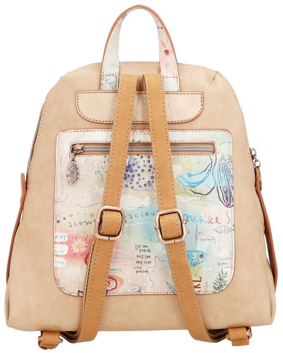 Backpack Mediterranean Anekke Rucksack Damen Bunt Beige