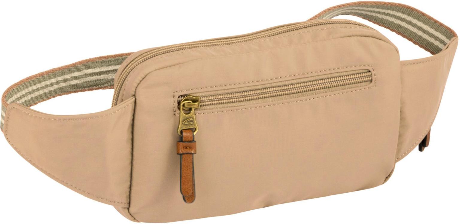 Bari Camel Active Bauchtasche Damen Camelbraun Lederelemente