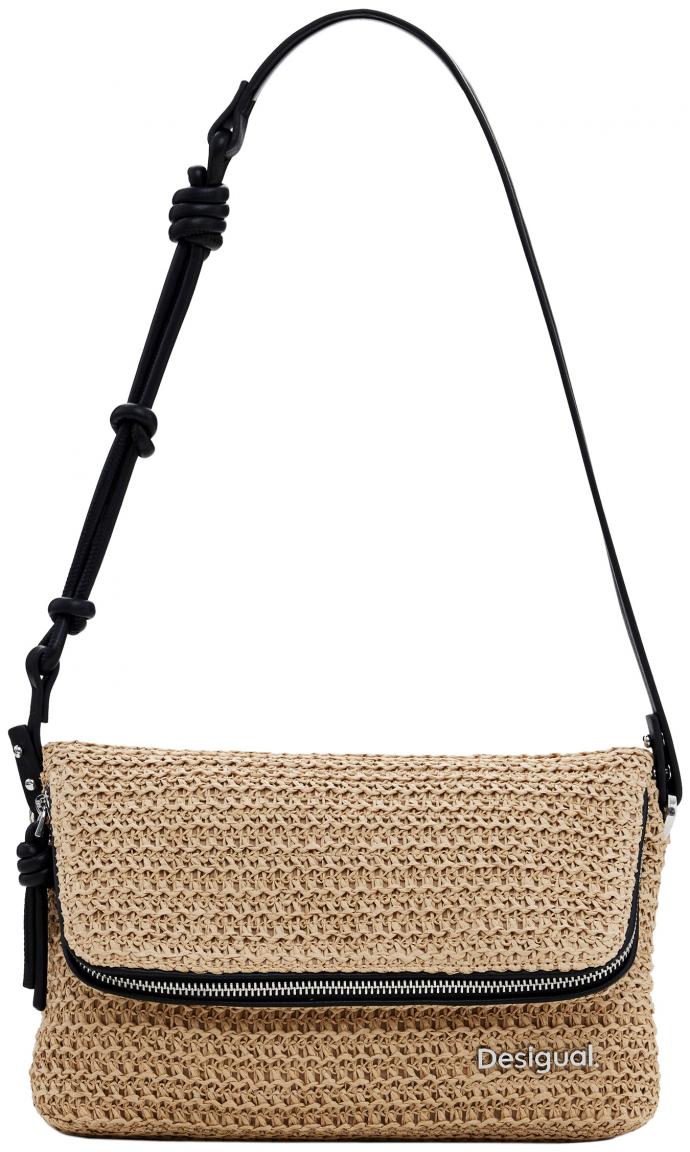 Basttasche Desigual Venecia 3.0 Raffia natural crossover